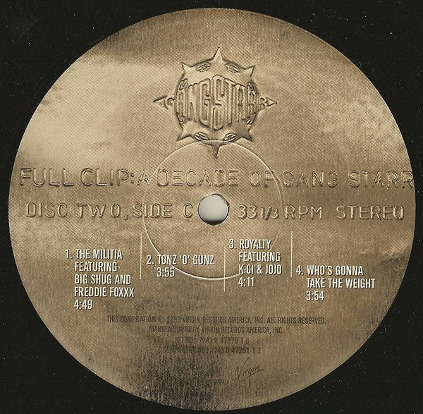 Gang Starr ~ Full Clip: A Decade Of Gang Starr (Vinyl) - Djungel & Jazz