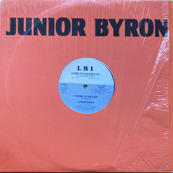 Junior Byron : Trying To Hold On (12")