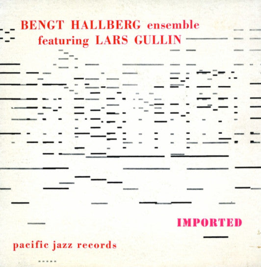 Bengt Hallberg ~ Bengt Hallberg Ensemble Featuring Lars Gullin (Vinyl) - Djungel & Jazz