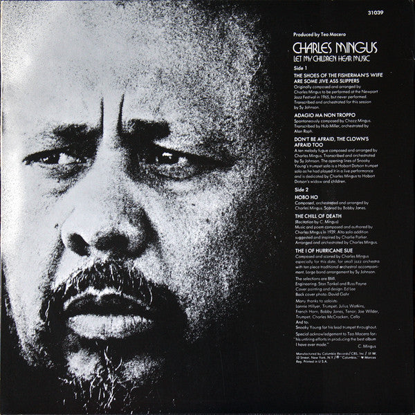 Charles Mingus ~ Let My Children Hear Music (Vinyl) - Djungel & Jazz