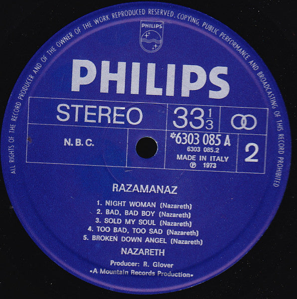 Nazareth ~ Razamanaz (Vinyl) - Djungel & Jazz