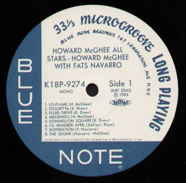 Howard McGhee All Stars / Howard McGhee With Fats Navarro / Howard McGhee Sextet : Howard McGhee All Stars & Sextet (LP, Comp, Mono, Ltd)