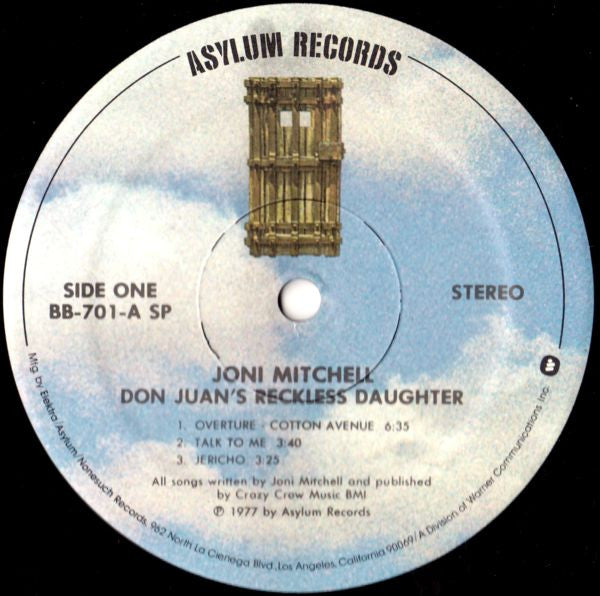 Joni Mitchell ~ Don Juan's Reckless Daughter (Vinyl) - Djungel & Jazz