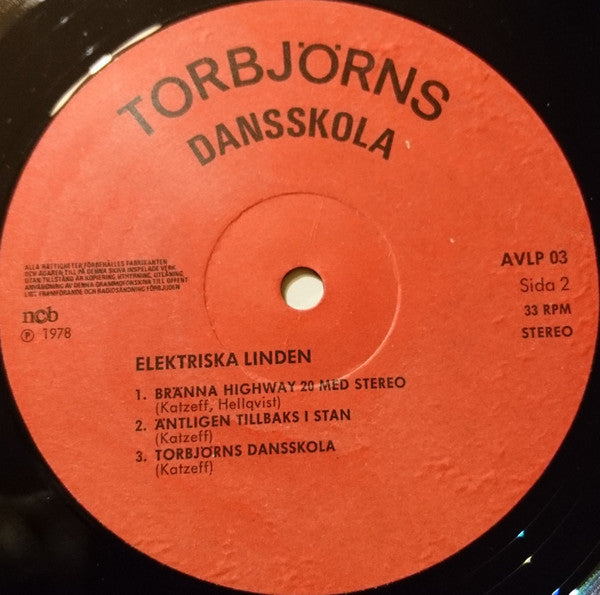 Elektriska Linden ~ Torbjörns Dansskola (Vinyl) - Djungel & Jazz