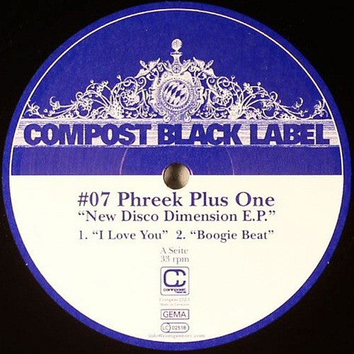 Phreek Plus One : New Disco Dimension E.P. (12", EP)