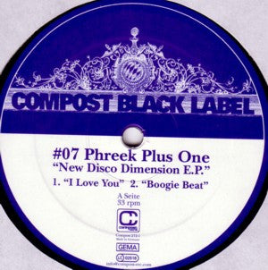 Phreek Plus One : New Disco Dimension E.P. (12", EP)
