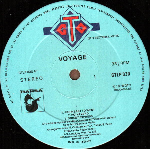 Voyage ~ Voyage (Vinyl) - Djungel & Jazz