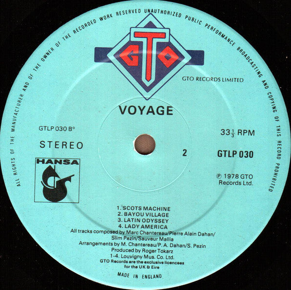 Voyage ~ Voyage (Vinyl) - Djungel & Jazz