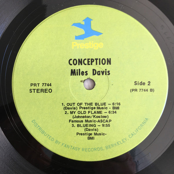 Miles Davis ~ Conception (Vinyl) - Djungel & Jazz