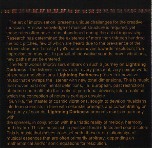 Northwoods Improvisers ~ Lightning Darkness (Vinyl) - Djungel & Jazz
