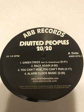 Dilated Peoples ~ 20/20 (Vinyl) - Djungel & Jazz