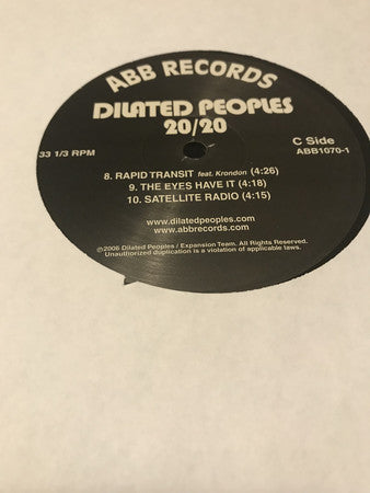 Dilated Peoples ~ 20/20 (Vinyl) - Djungel & Jazz