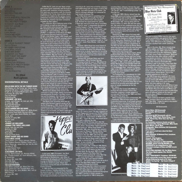 Various ~ Down On Broadway And Main (A Decade Of Blues And R & B In St. Louis!) (Vinyl) - Djungel & Jazz