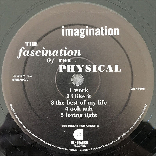 Imagination ~ The Fascination Of The Physical (Vinyl) - Djungel & Jazz