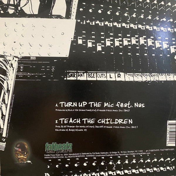 Freddie Foxxx / Bumpy Knuckles ~ Turn Up The Mic / Teach The Children (Vinyl) - Djungel & Jazz
