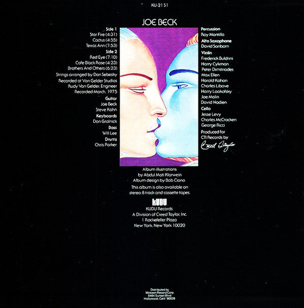 Joe Beck ~ Beck (Vinyl) - Djungel & Jazz