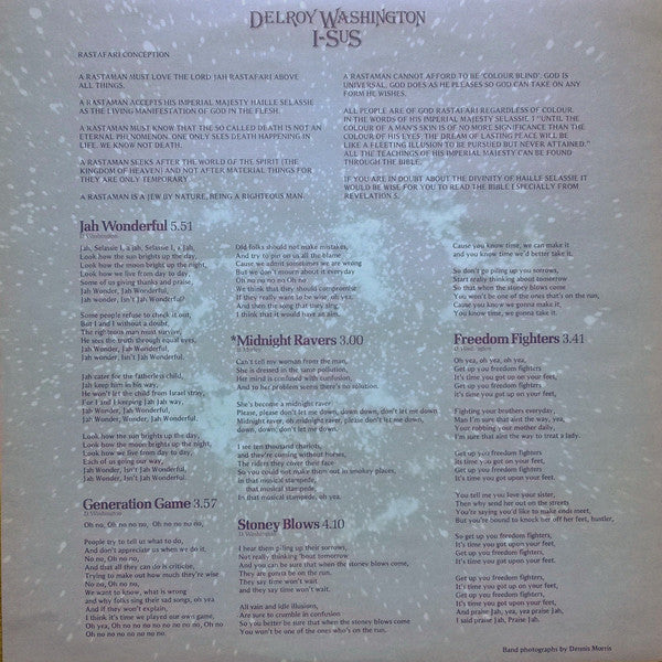 Delroy Washington : I-Sus (LP, Album)