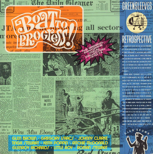 Glen Brown : Boat To Progress! The Original Pantomine Vocal Collection 1970-74 (LP, Comp)