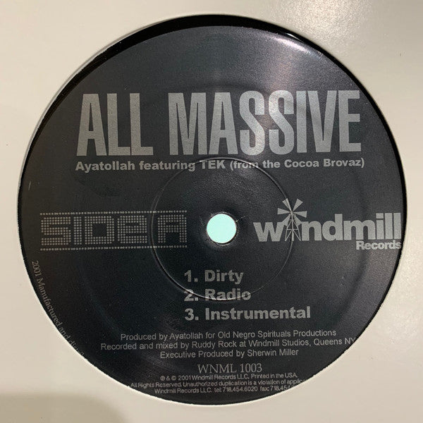Ayatollah : All Massive (12")