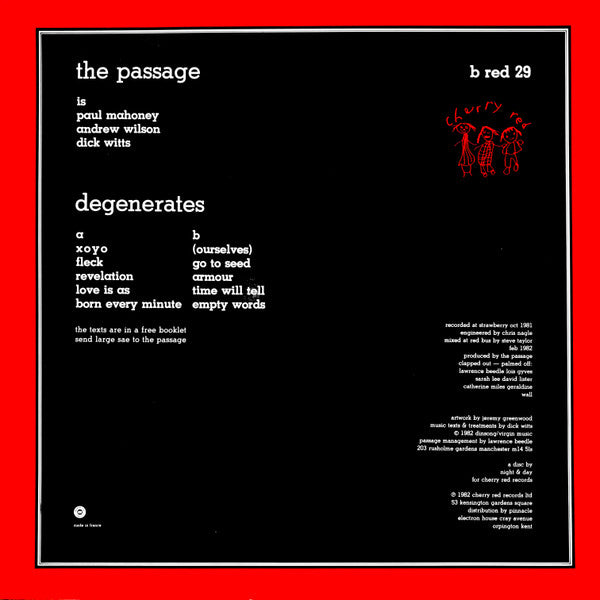 The Passage ~ Degenerates (Vinyl) - Djungel & Jazz