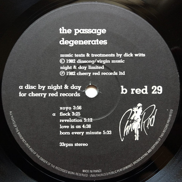 The Passage ~ Degenerates (Vinyl) - Djungel & Jazz