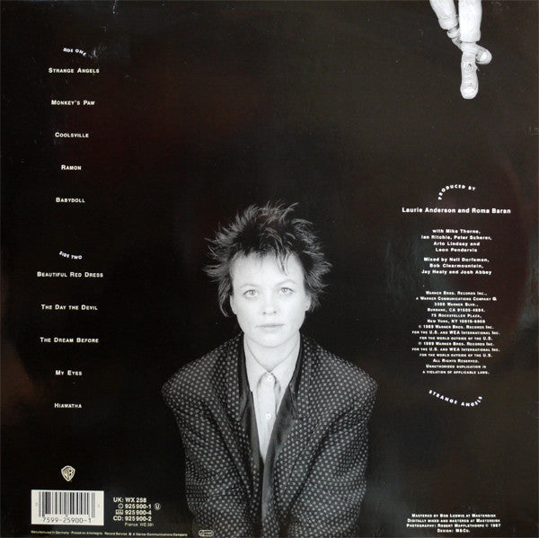 Laurie Anderson ~ Strange Angels (Vinyl) - Djungel & Jazz