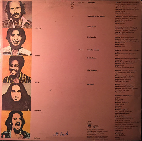 Weather Report ~ Heavy Weather (Vinyl) - Djungel & Jazz