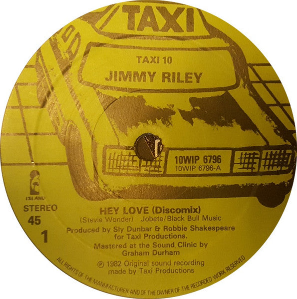 Jimmy Riley : Hey Love (10")