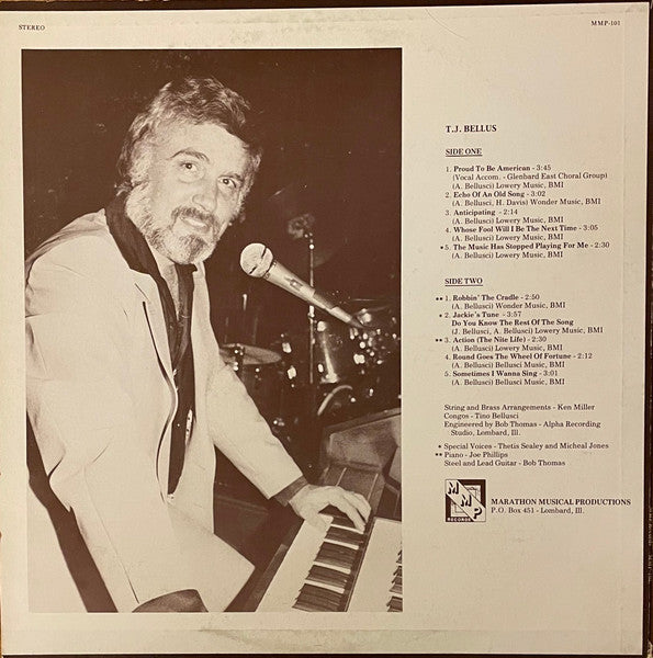 Tony Bellus : T. J. Bellus (LP, Album)
