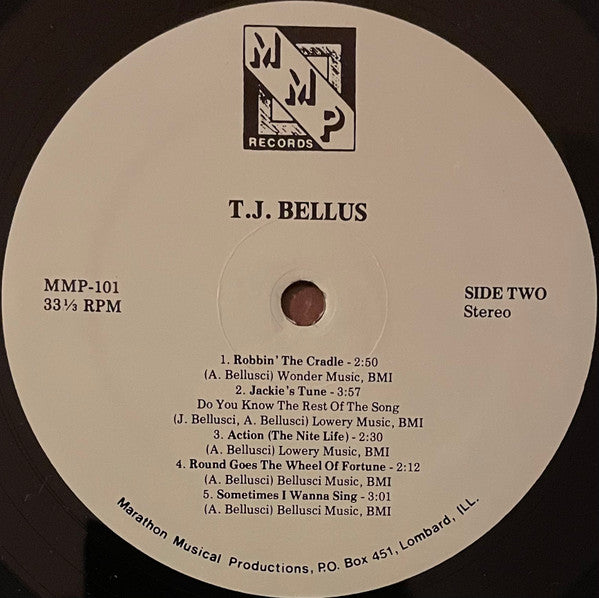Tony Bellus : T. J. Bellus (LP, Album)