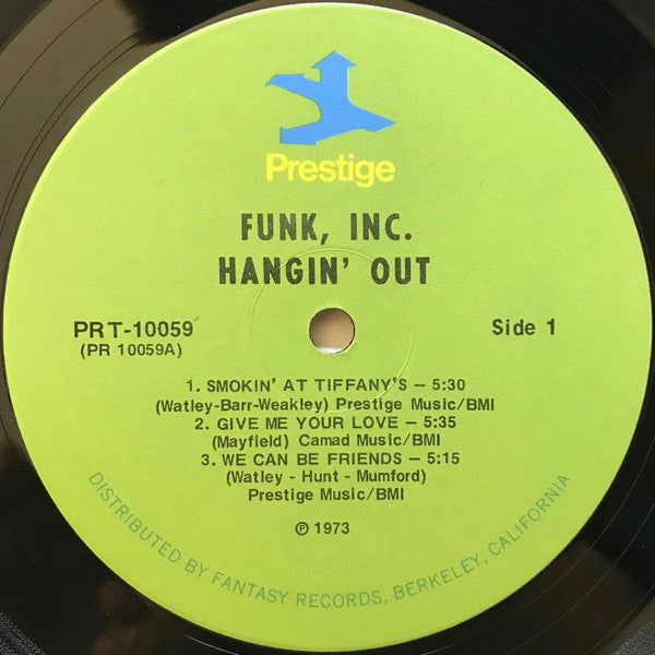 Funk Inc. : Hangin' Out (LP, Album)
