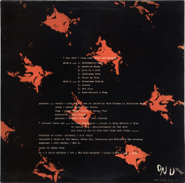 Judy Nylon and Crucial ~ Pal Judy (Vinyl) - Djungel & Jazz