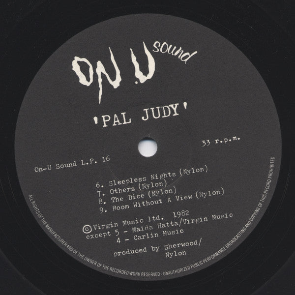 Judy Nylon and Crucial ~ Pal Judy (Vinyl) - Djungel & Jazz