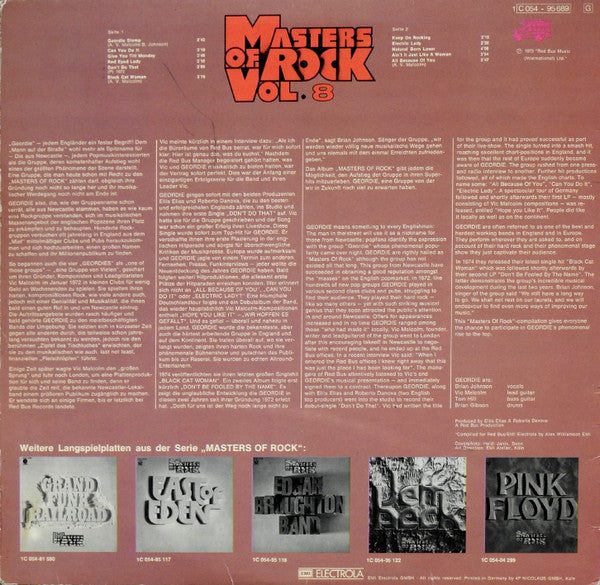 Geordie : Masters Of Rock (LP, Comp)