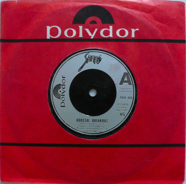 Sham 69 : Borstal Breakout (7", Com)