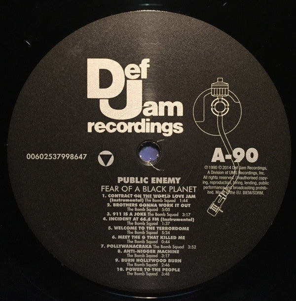 Public Enemy ~ Fear Of A Black Planet (Vinyl) - Djungel & Jazz