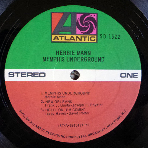 Herbie Mann ~ Memphis Underground (Vinyl) - Djungel & Jazz