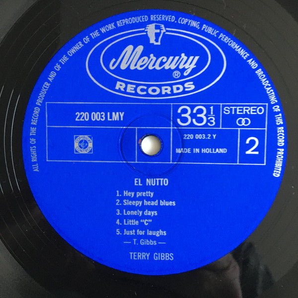 Terry Gibbs ~ El Nutto (Vinyl) - Djungel & Jazz