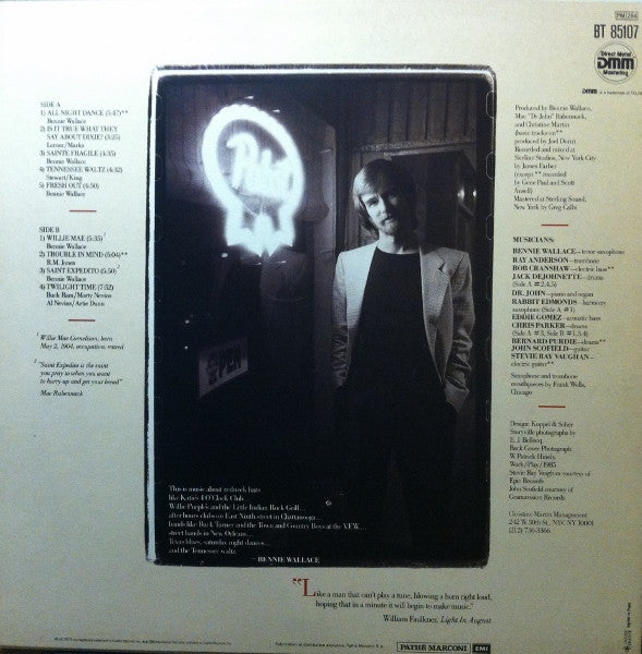 Bennie Wallace : Twilight Time (LP, Album)
