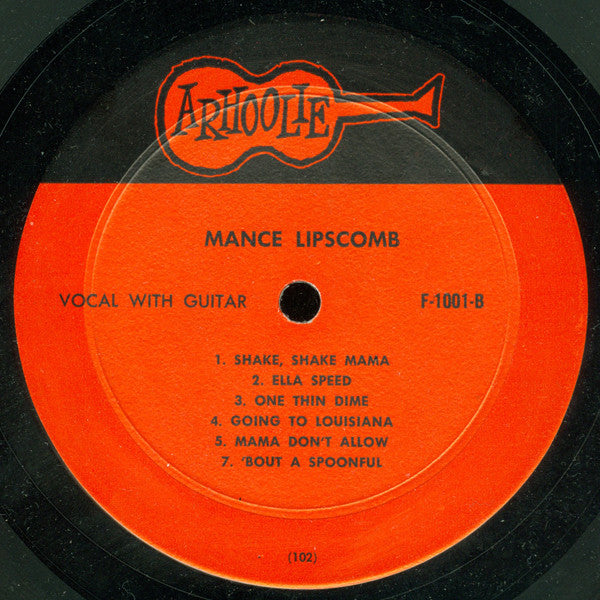 Mance Lipscomb ~ Texas Sharecropper And Songster (Vinyl) - Djungel & Jazz