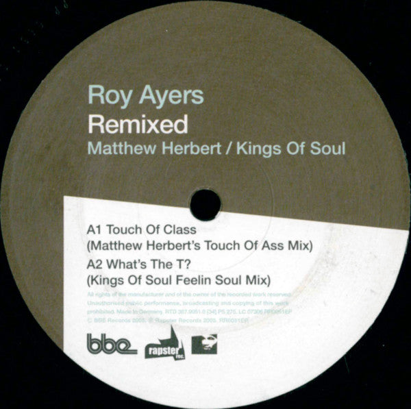 Roy Ayers : Virgin Ubiquity Remixed EP 4 (2x12", EP)