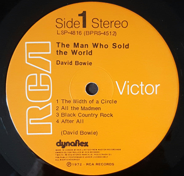 David Bowie ~ The Man Who Sold The World (Vinyl) - Djungel & Jazz