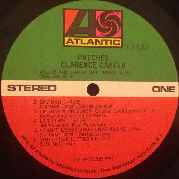 Clarence Carter ~ Patches (Vinyl) - Djungel & Jazz