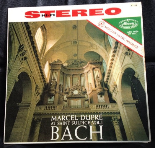 Johann Sebastian Bach, Marcel Dupré ~ Marcel Dupré At Saint-Sulpice Volume 1 (Vinyl) - Djungel & Jazz