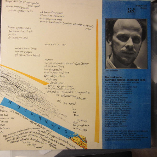 Jan Johansson : Du Glädjerika Sköna (LP, Album)