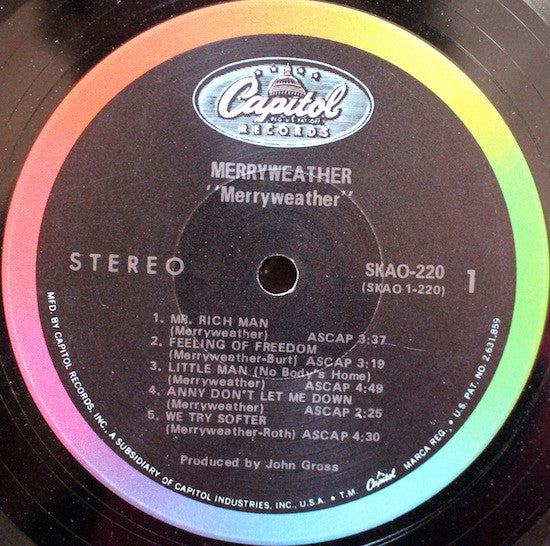 Neil Merryweather ~ Merryweather (Vinyl) - Djungel & Jazz