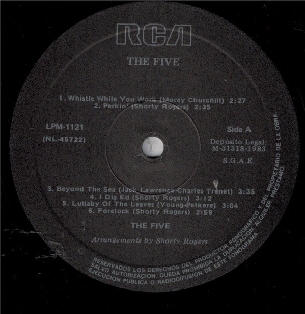 The Five ~ The Five (Vinyl) - Djungel & Jazz