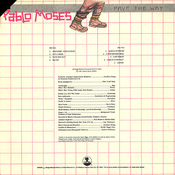 Pablo Moses : Pave The Way (LP, Album)