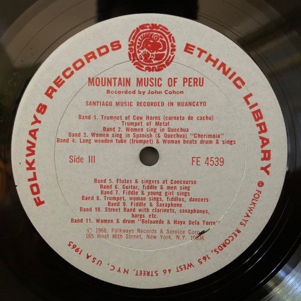 Various ~ Mountain Music Of Peru (Vinyl) - Djungel & Jazz