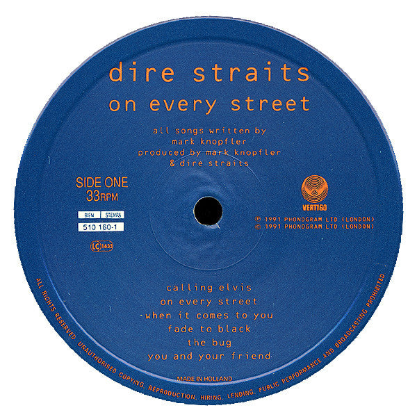 Dire Straits ~ On Every Street (Vinyl) - Djungel & Jazz